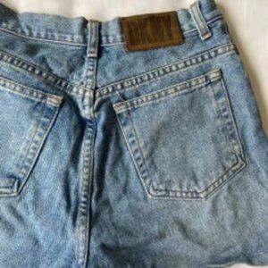 DKNY cutoff denim shorts